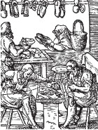 Изготовление обуви в Средние века