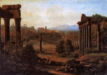 Ф. Матвеев. «Рим. Развалины Форума», 1816 г.