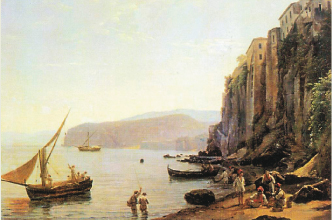 С. Щедрин. «Вид Сорренто близ Неаполя», 1825 г.