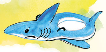 Надувная акула