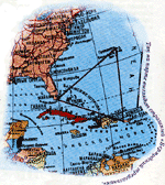 Карта Бермудского треугольника