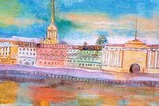 Адмиралтейство. Рисунок Алины Кривошеевой