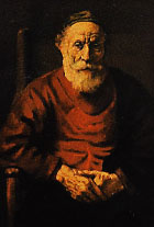 Рембрант. Портрет старика в красном
