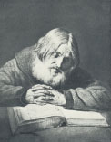 П.П.Чистяков. Старик за чтением. (1880)