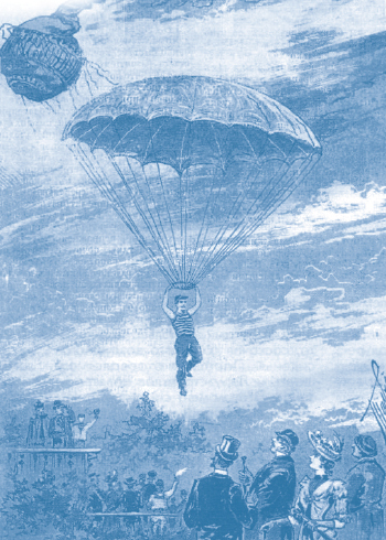 Прыжок с парашютом Иосифа Дзиковского в Петербурге летом 1892 года