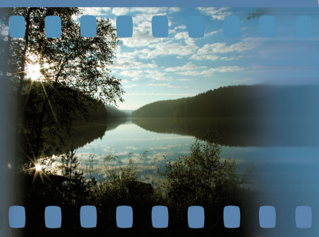 Раннее утро на озере Ристиярви