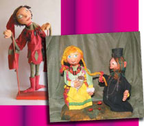 Куклы петербургского художника Аллы Машезерской. Узнали, из какой они сказки?