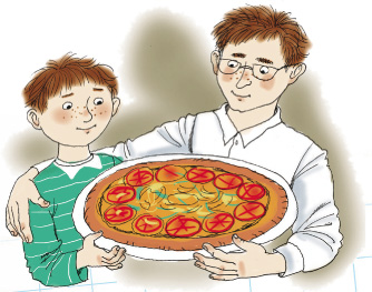Папа и пицца