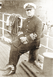 Д. А. Лухманов на борту барка «Товарищ». 1926 г.