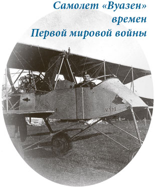 Самолет «Вуазен» времен Первой мировой войны