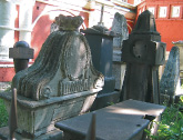 Надгробия-памятники некрополя Донского монастыря