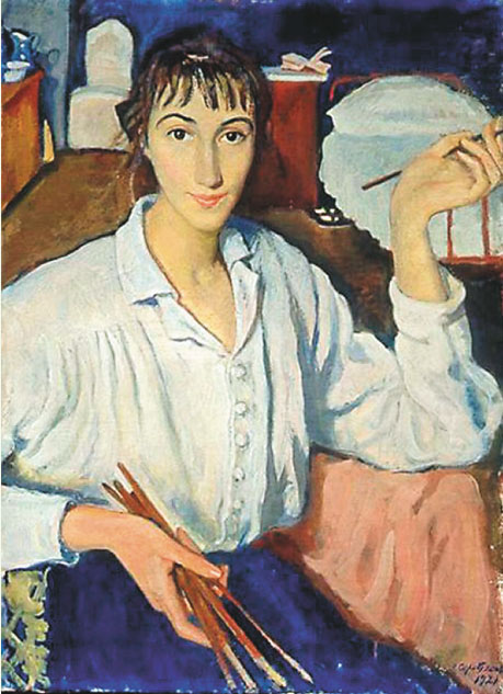 З. Серебрякова. «Автопортрет», 1921 г.