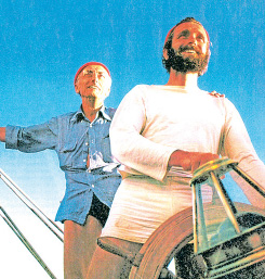 Жак Кусто со своим сыном Филиппом
