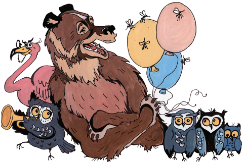 Медведь и другие животные из сказок К. Чуковского