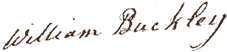 Подпись Уильяма Бакли