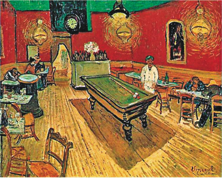 В. Ван Гог. «Ночное кафе в Арле», 1888 г.