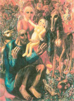 П. Филонов. «Святое семейство»,
1914 г.