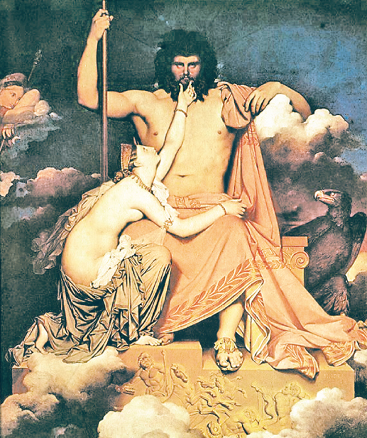 О. Энгр. «Зевс и Фетида», 1812 г.