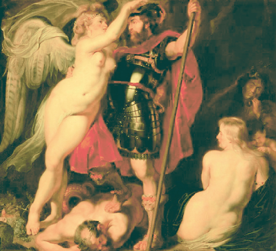 П. Рубенс. «Марс и Богиня Победы», 1616 г.