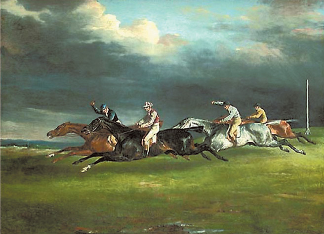 Т. Жерико. «Скачки в Эпсоме». 1821 г.