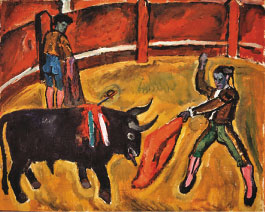 П. Кончаловский. «Бой быков», 1910 г.