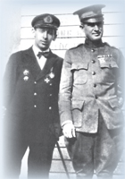 Александр Северский (слева) и американский генерал Уильям Митчелл