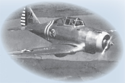 Истребитель Северского П-35 в полете