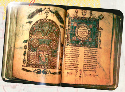 Древнерусская рукопись XI в., богато украшенная в византийском стиле